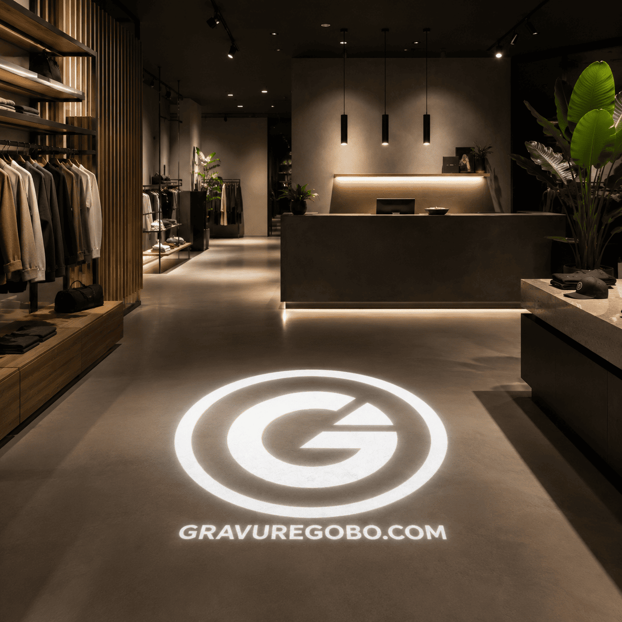 Gravure logo gobo