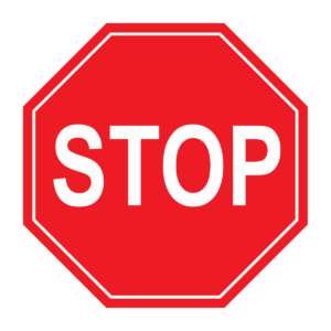 Gobo verre Stop