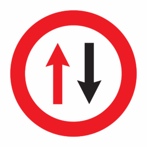 Gobo verre Sens prioritaire de circulation